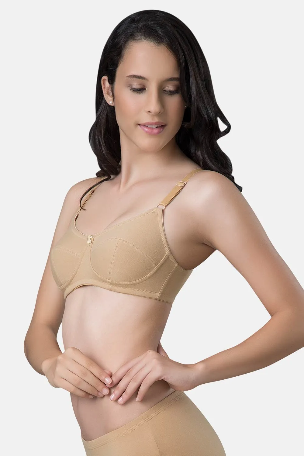 High Coverage Non-Wired Non-Padded Intimacy Everyday Ethnic and Traditional Wear Bra - ES18