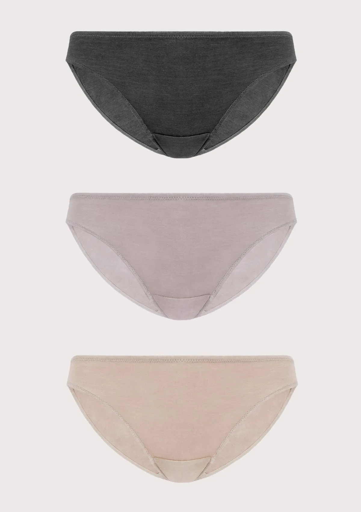 HSIA Comfort Cotton Bikini Panties 3 Pack