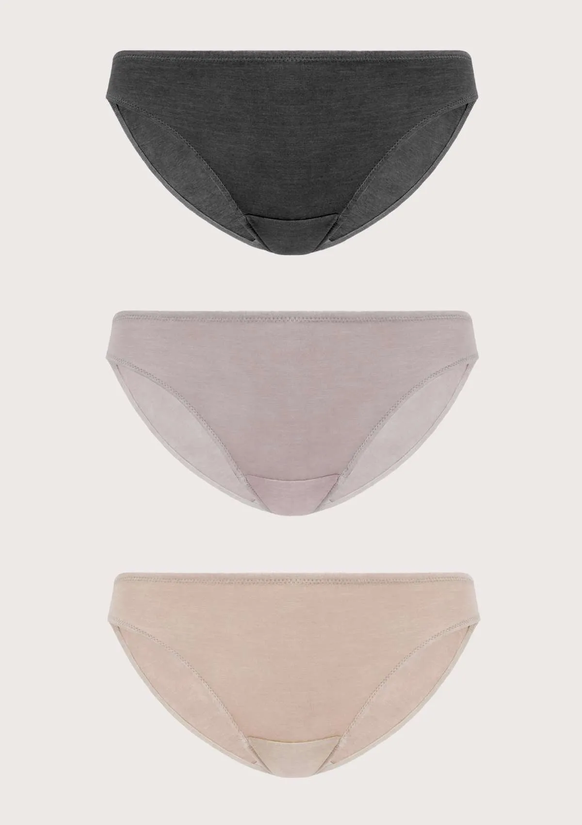 HSIA Comfort Cotton Bikini Panties 3 Pack