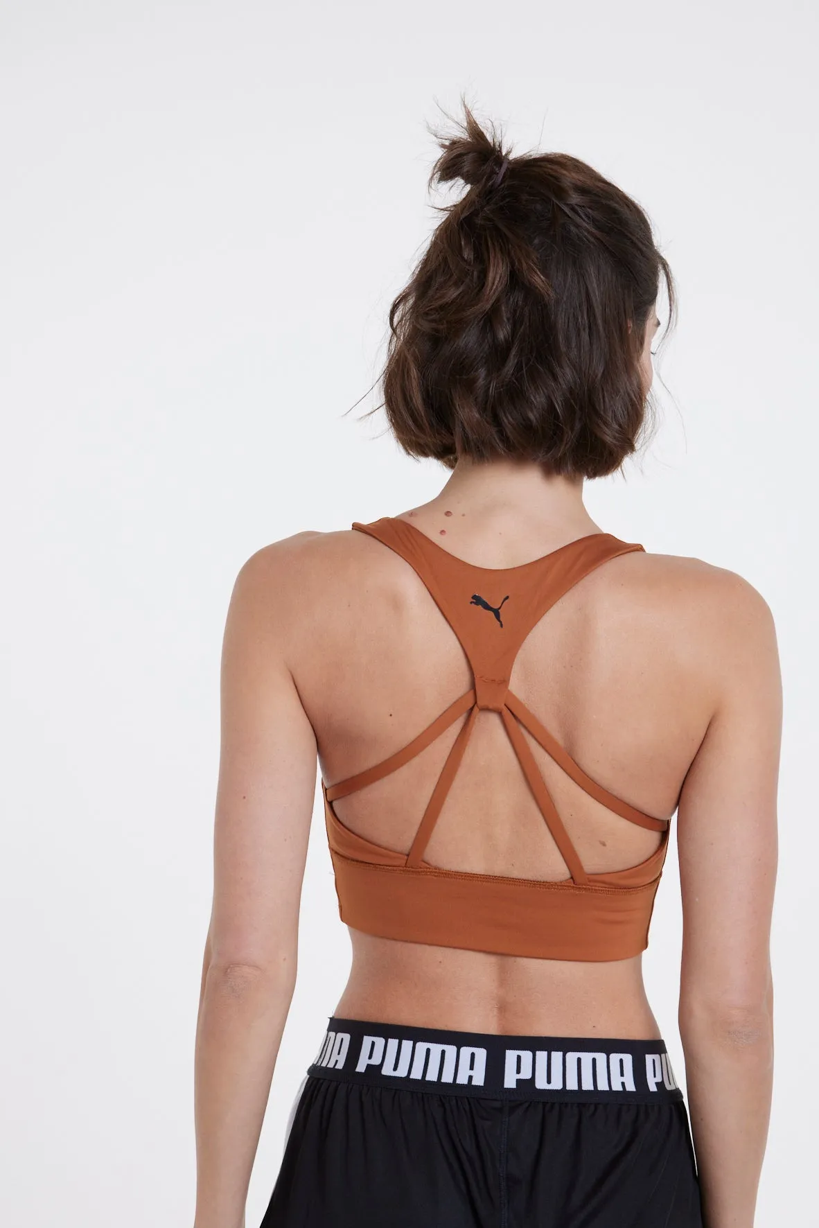 HYROX|PUMA EVOLVE LONGLINE BRA - Brown