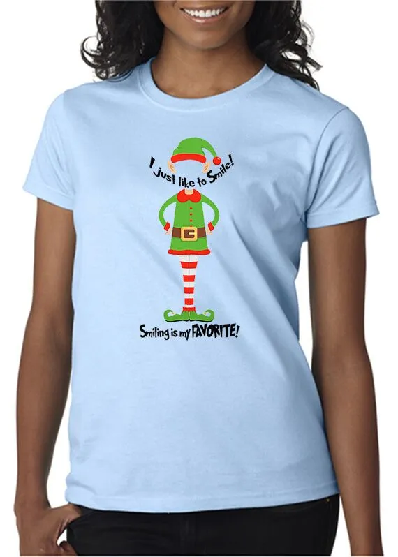 I Like to SMILE T-Shirt inspired by an ELF