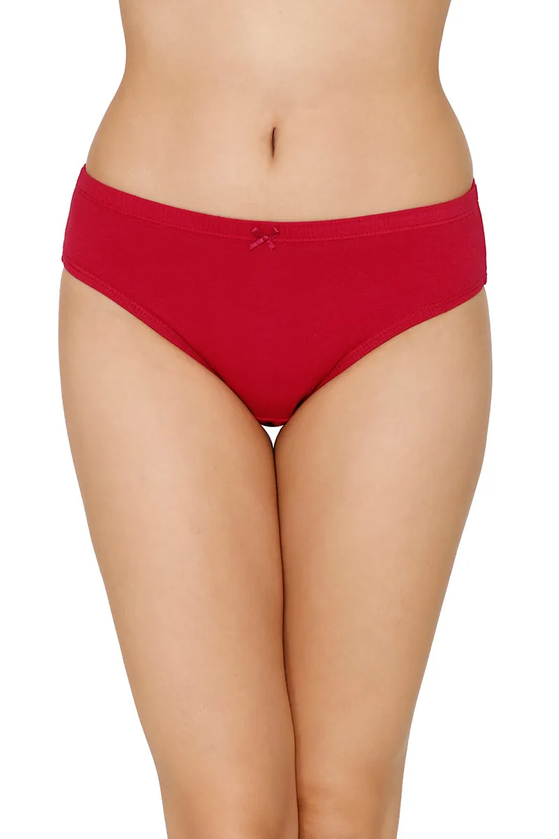 Inner Elastic Full Coverage Mid Rise Bikini Panty (Pack of 3)