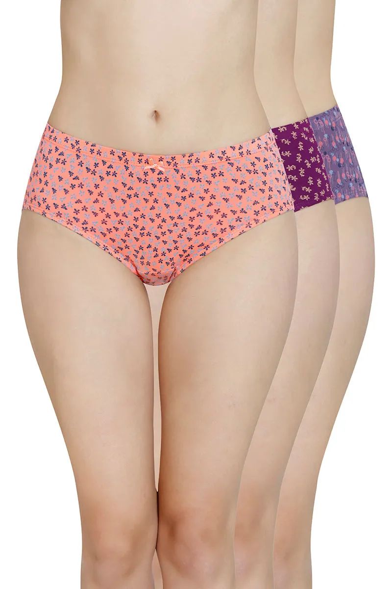 Inner Elastic Waistband Hipster Panty (Pack of 3)