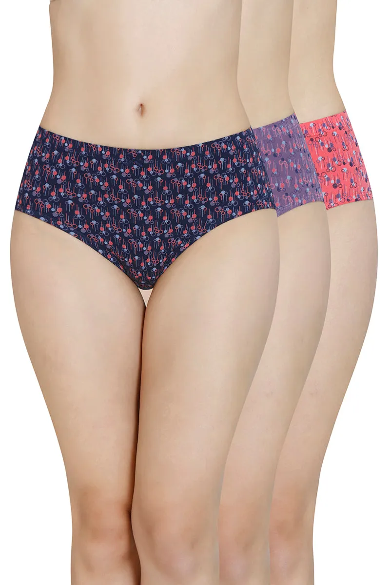 Inner Elastic Waistband Hipster Panty (Pack of 3)