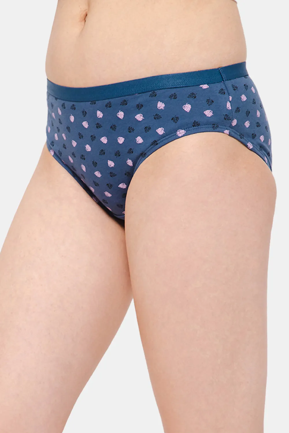 Intimacy Classic Dark Printed Panty - Outer Elastic - Pack of 3