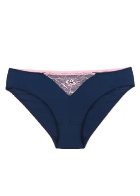 IRENE Plus Lace Superfine Fabric Elastic Brief Panties