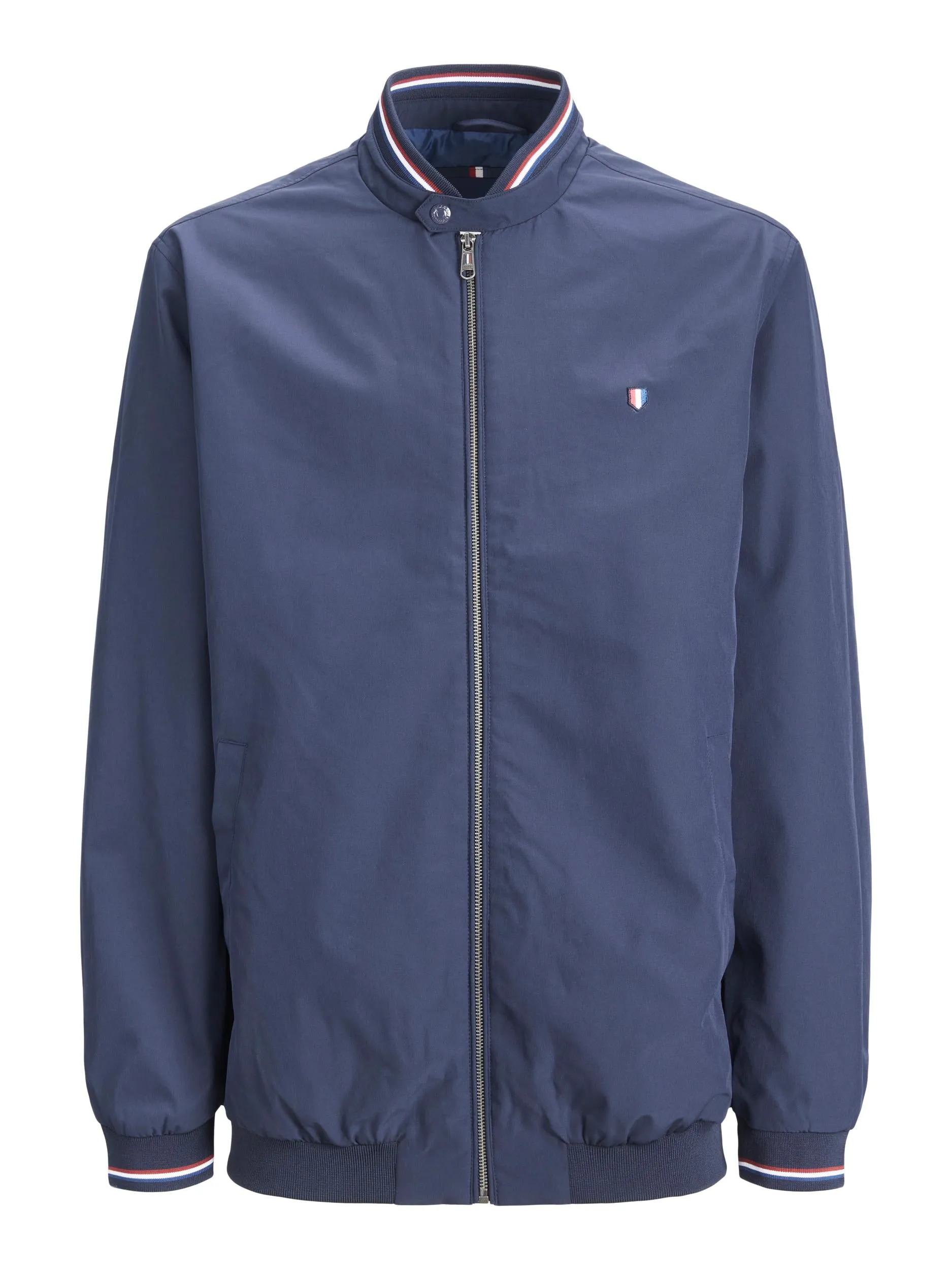 Jack & Jones Brando Navy Bomber Jacket Navy