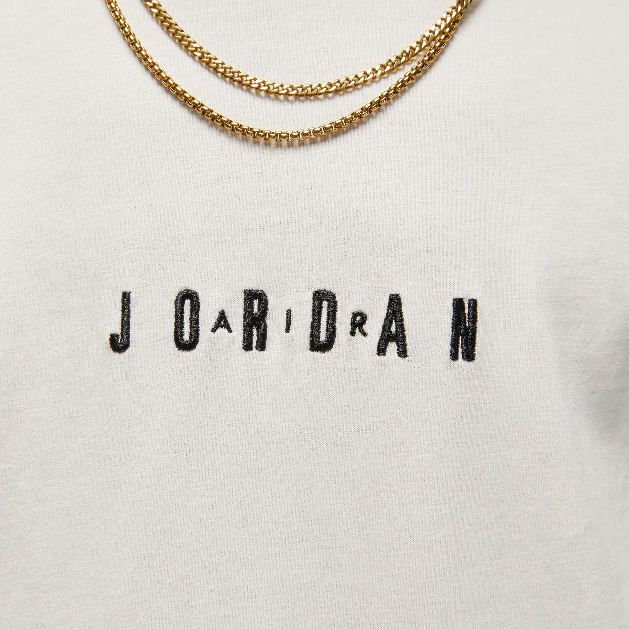 Jordan Embroidered T-Shirt 'Pale Ivory'