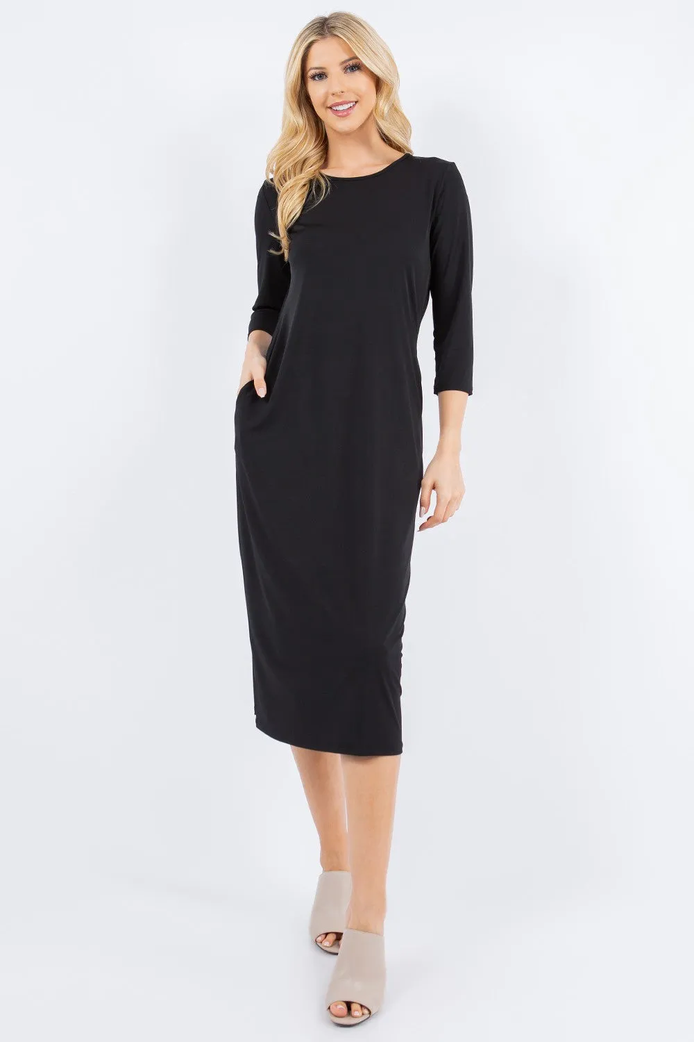 Joy Layering Dress-Black