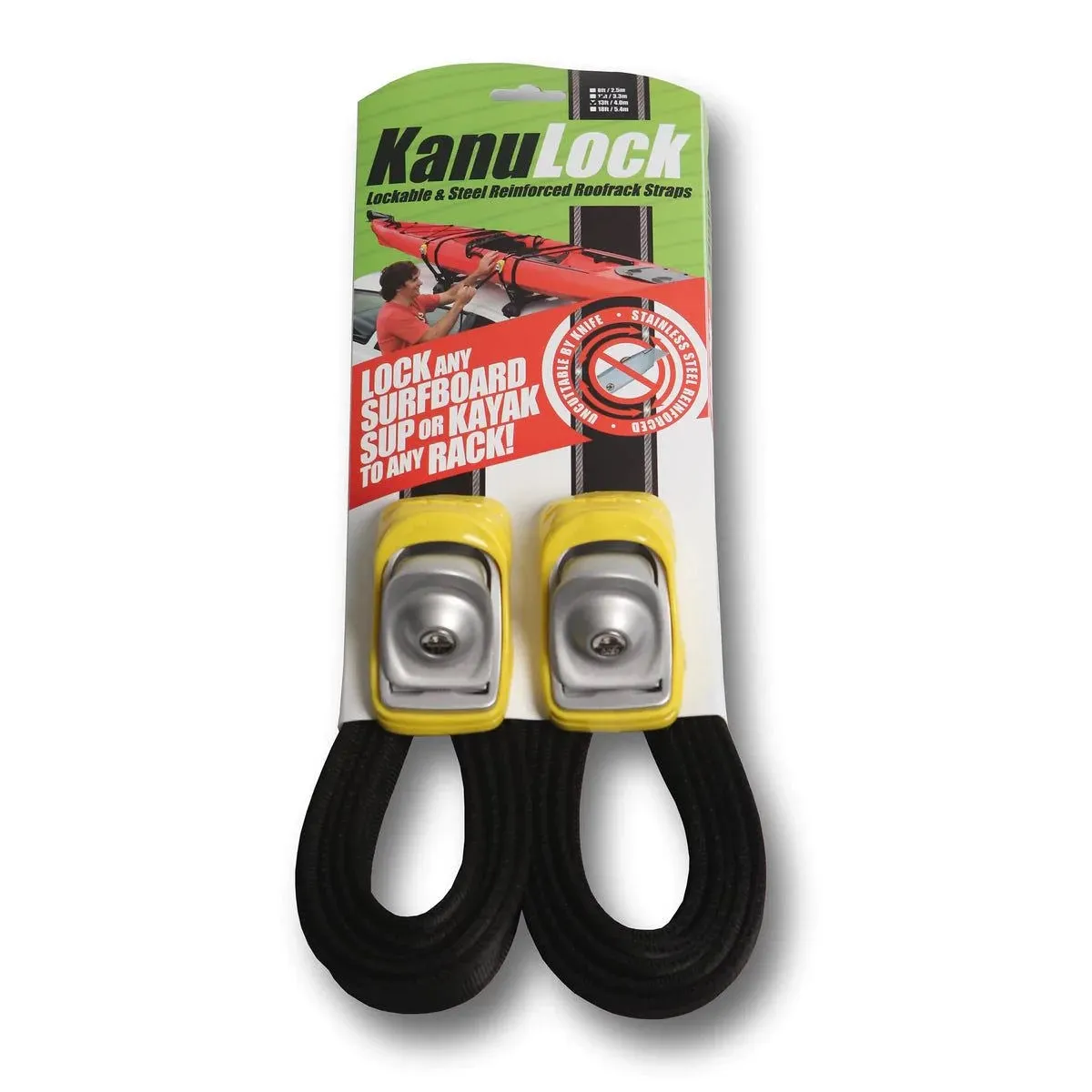 KanuLock Lockable Tie Down Straps