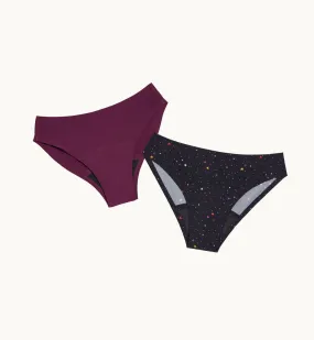 (Kit Item) First Period Kit SLP LTD Color Lucky Star/Berry 2-Pack | Bikini