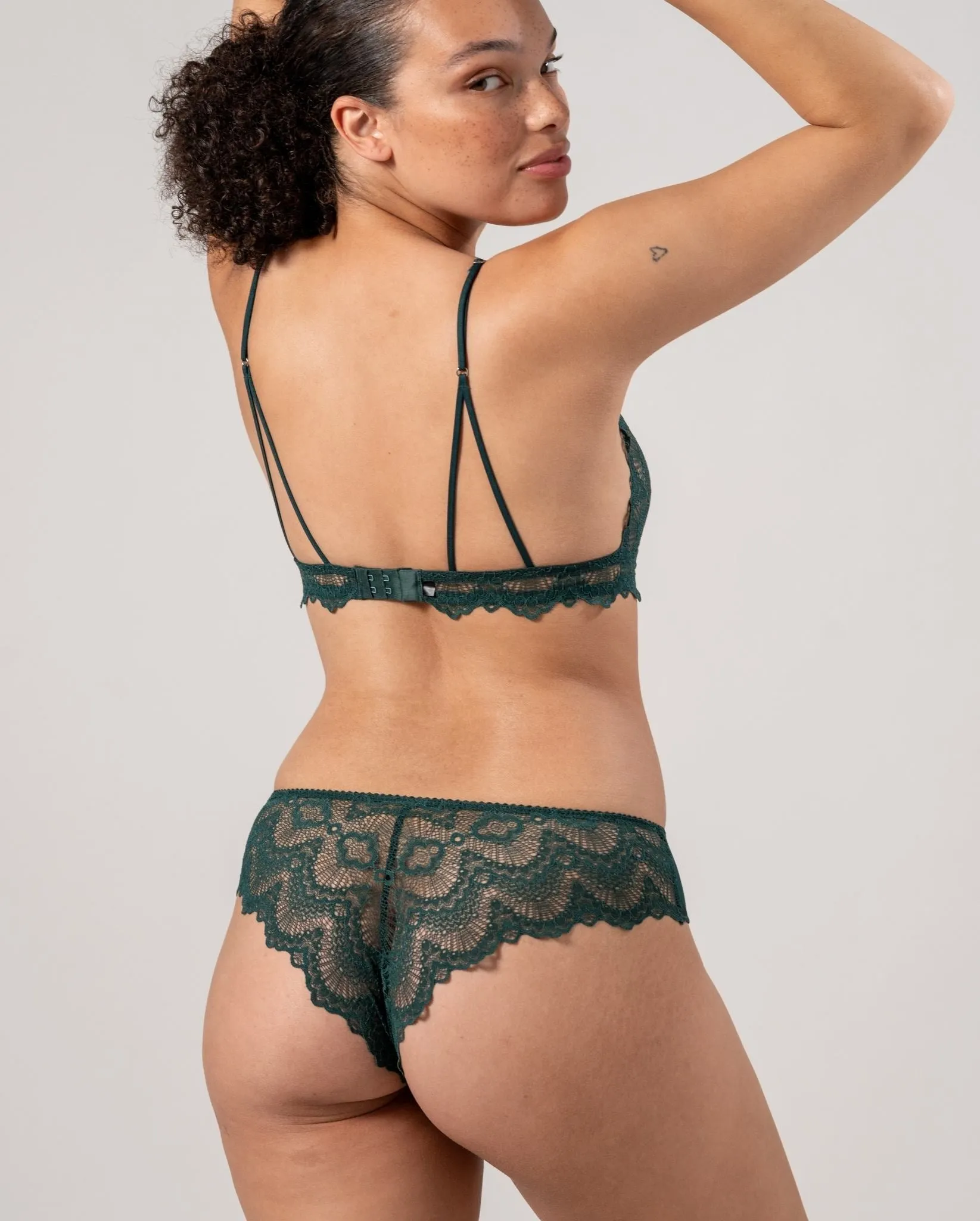 Lace Cheeky Pine