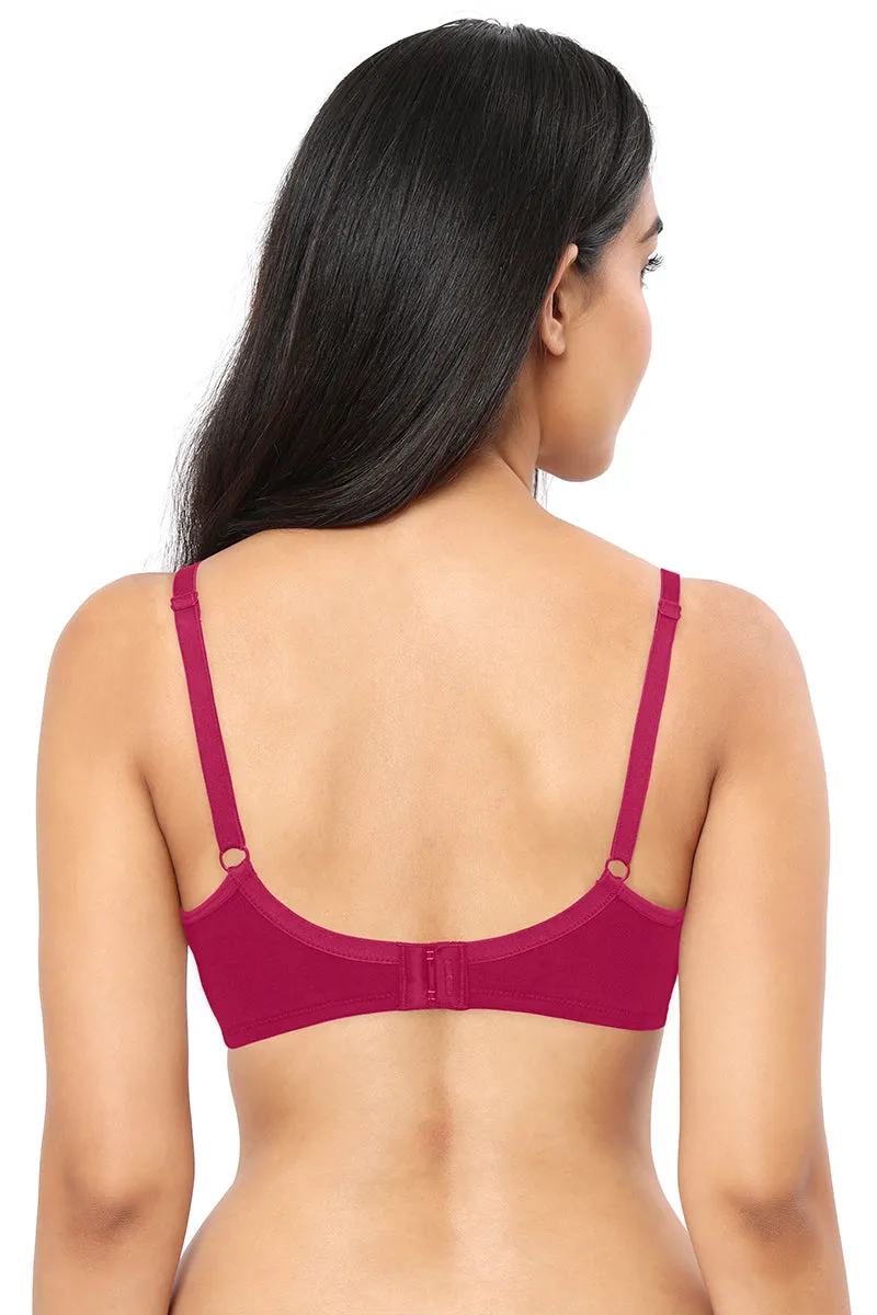 Lace Concealer Non-padded Non-wired Bra - Granita