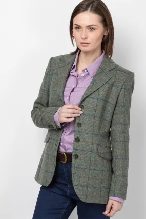 Ladies Long Tweed Blazer - Kate