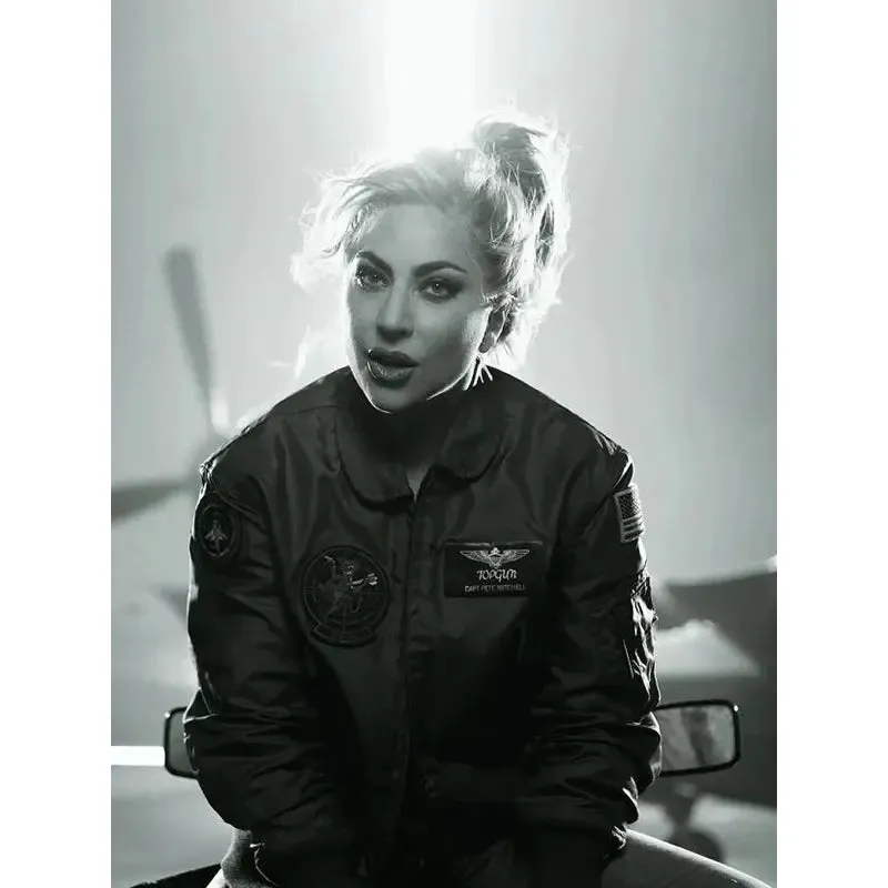 Lady Gaga Top Gun  Jacket