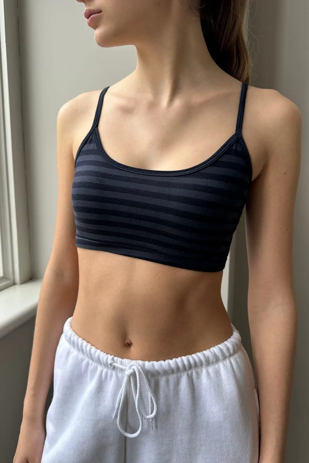 Laney Striped Bra Top