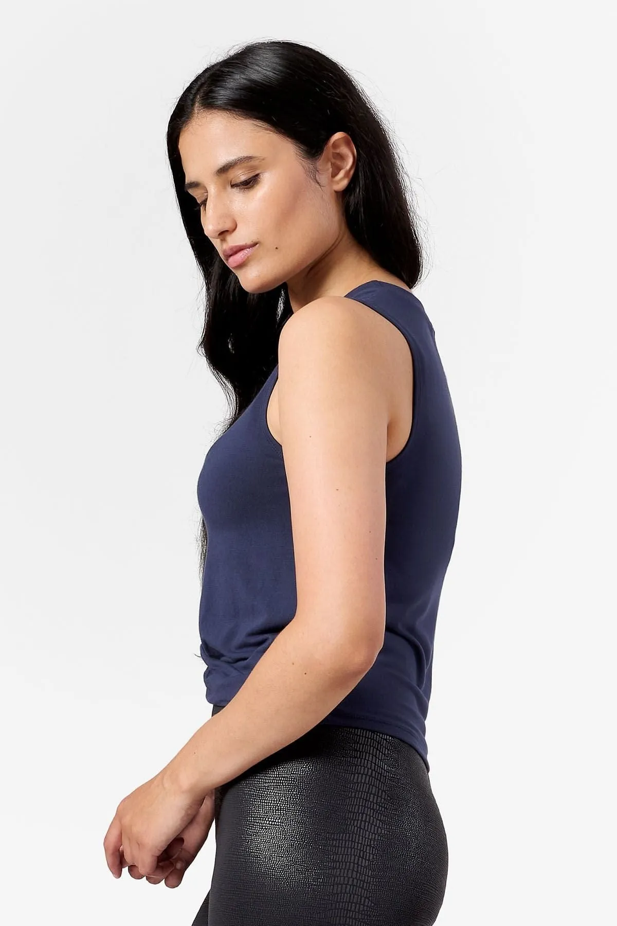 Leilani Tank in Navy