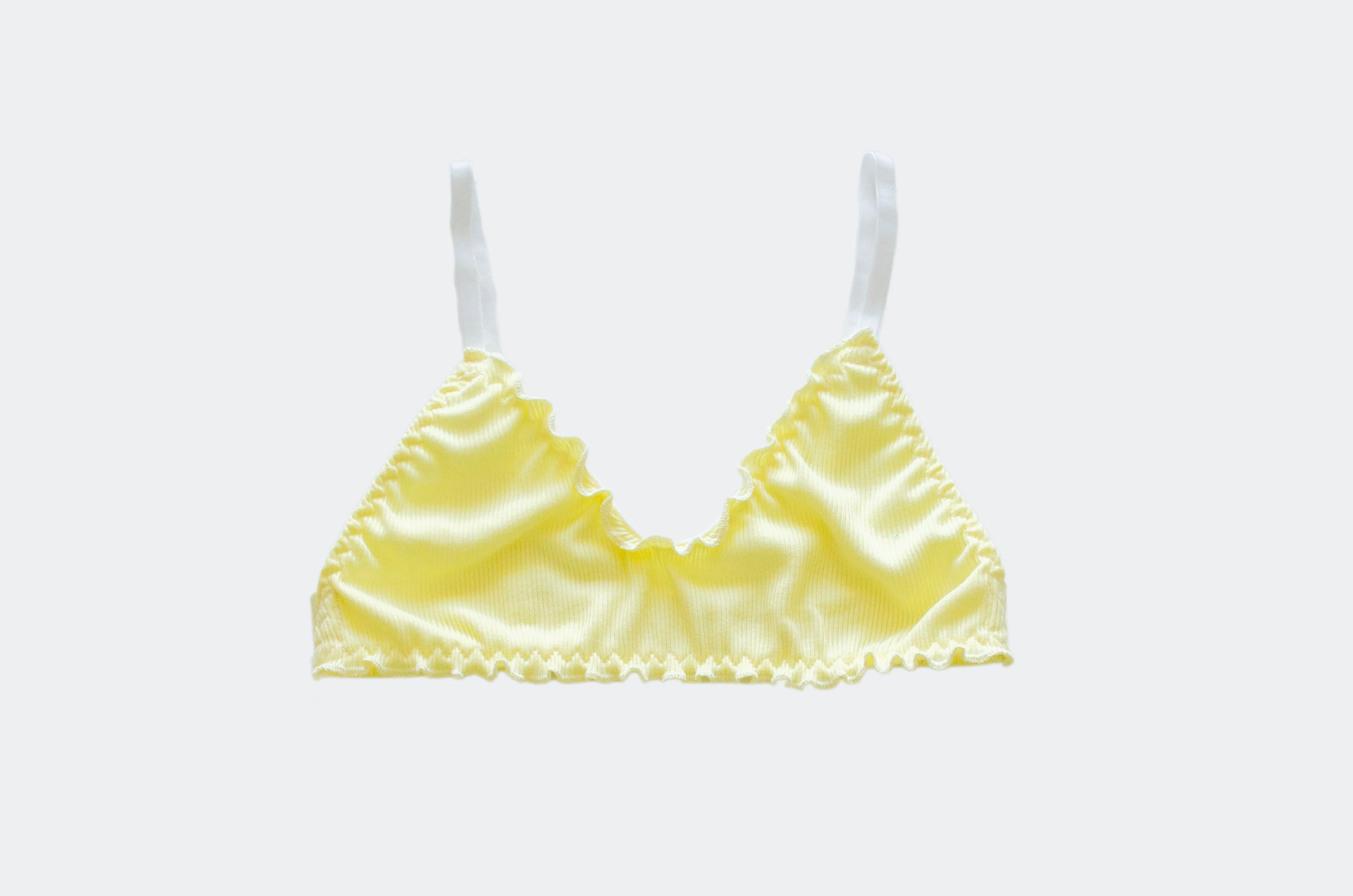 Lemon Cotton Bralet