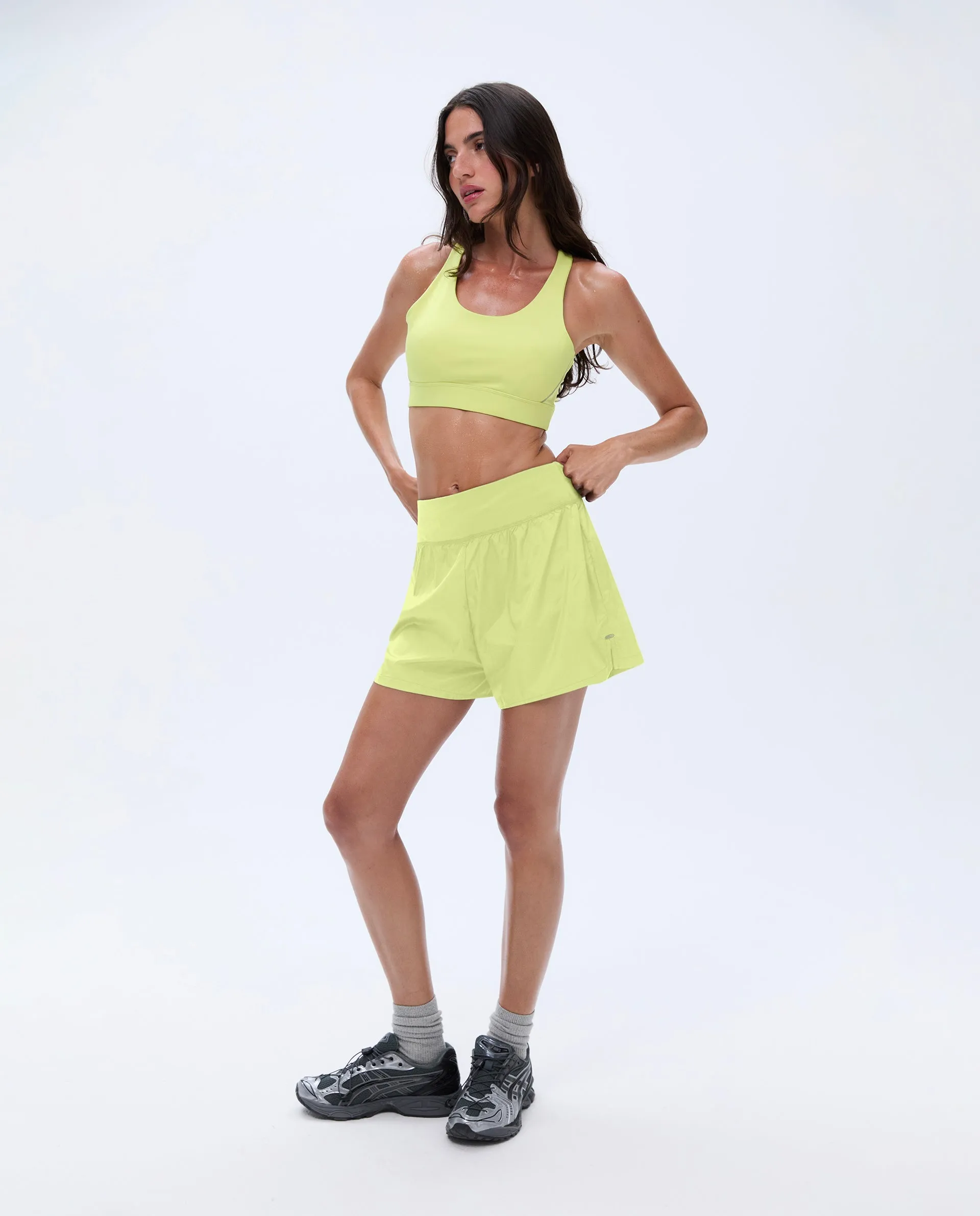 Lightweight Runner Short - Lime