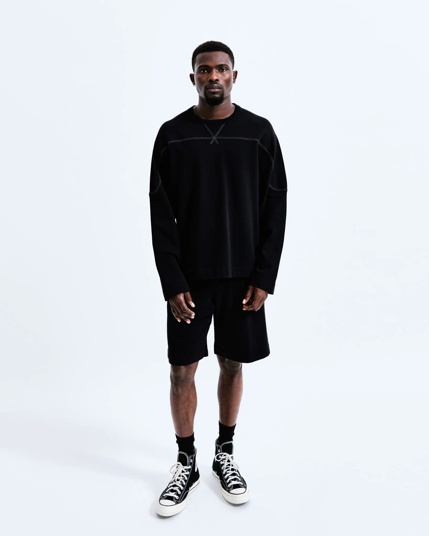 Lightweight Terry Breakaway Crewneck