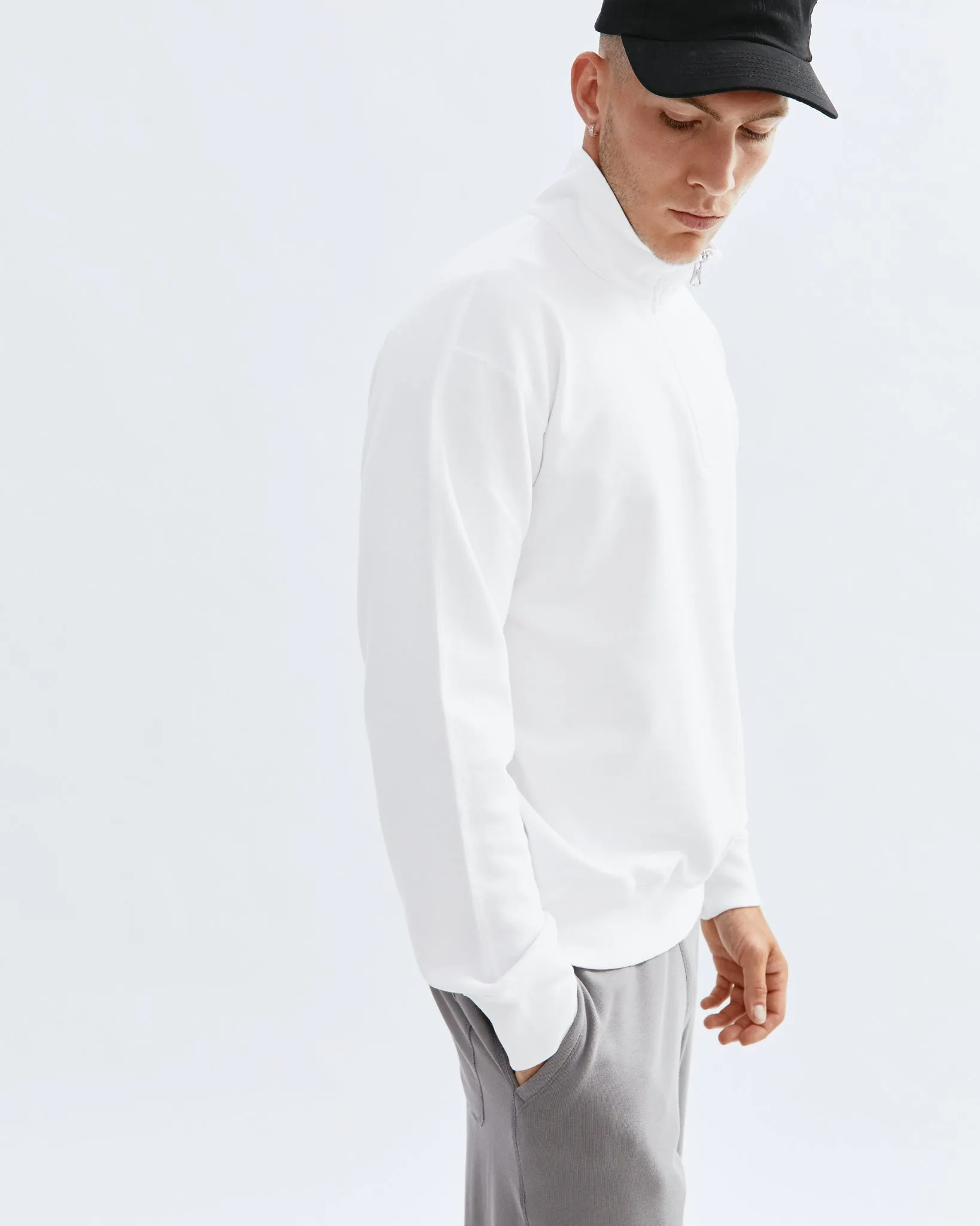 Lightweight Terry Quarter Zip