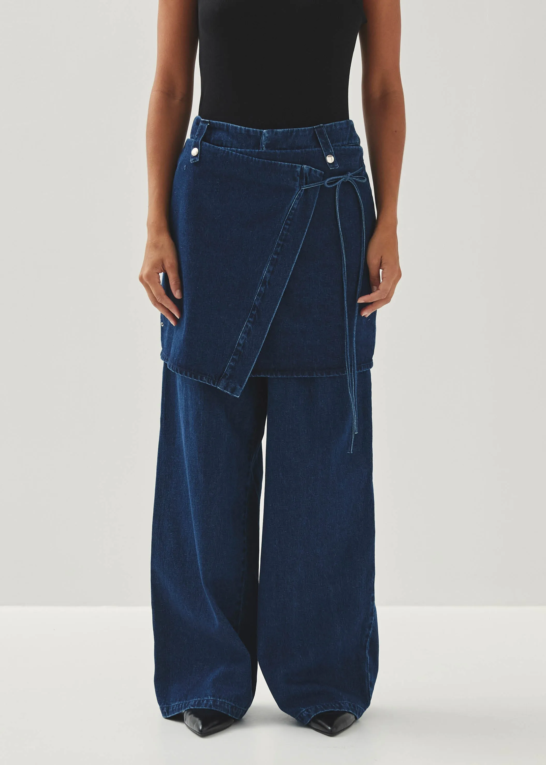 Liliana Blue Denim Trousers