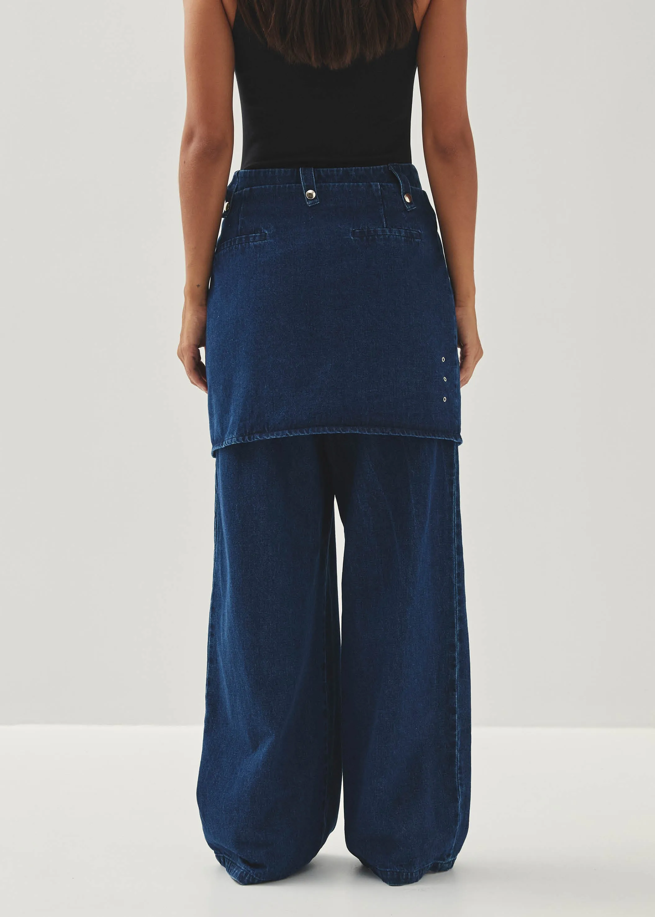 Liliana Blue Denim Trousers