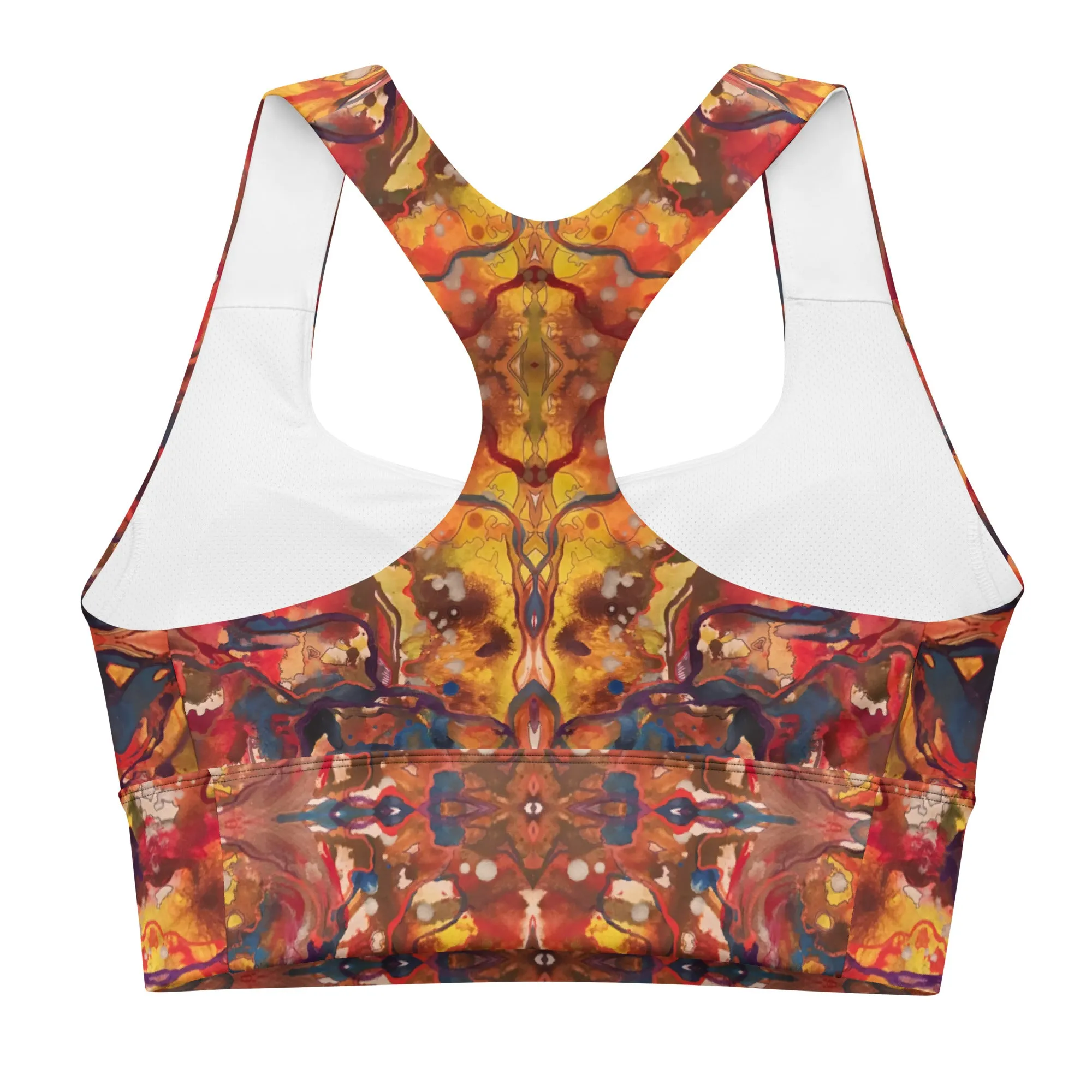 Longline sports bra, treasure