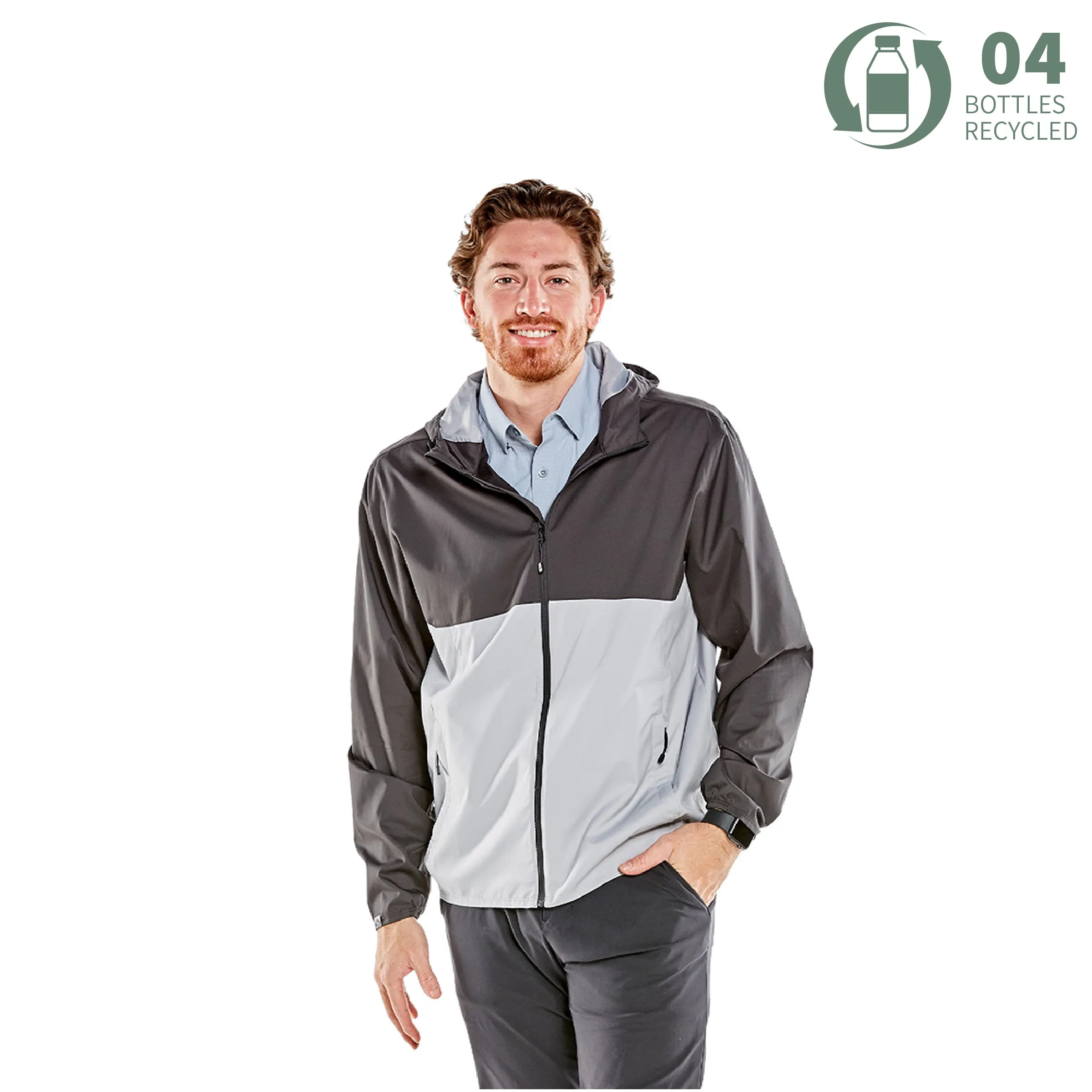 Men's Idealist Full Zip Hooded Windbreaker