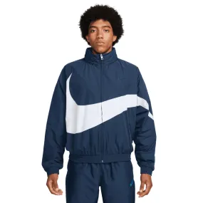 Men's Nike Swoosh Windbreaker - Midnight Navy/White