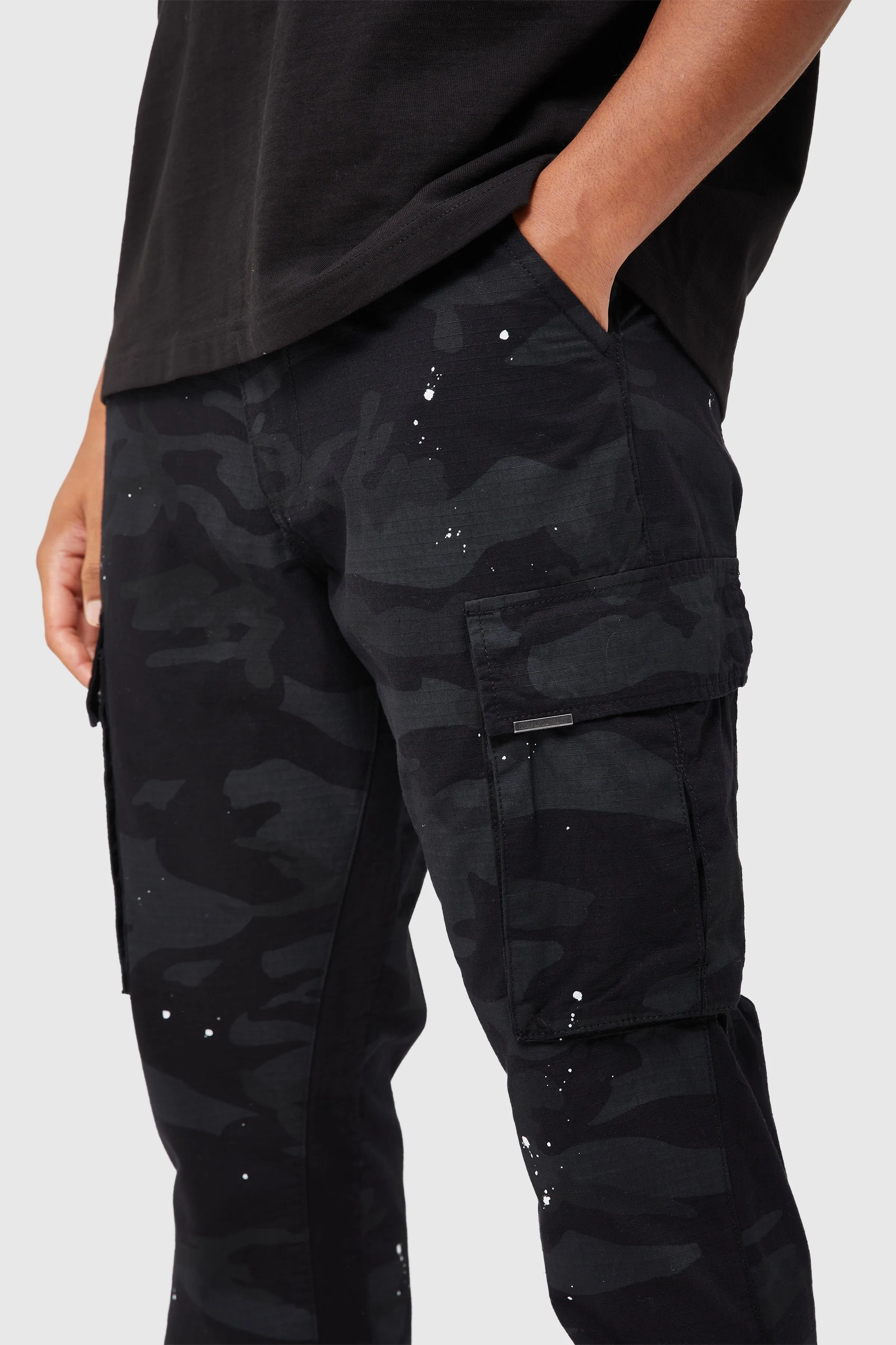 MILITIA CARGO - BLACK CAMO