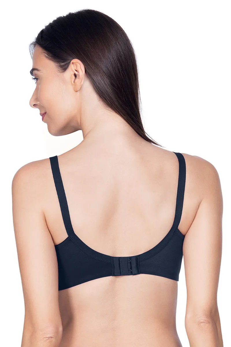 Minimiser Non-Padded Non-Wired Bra - Black