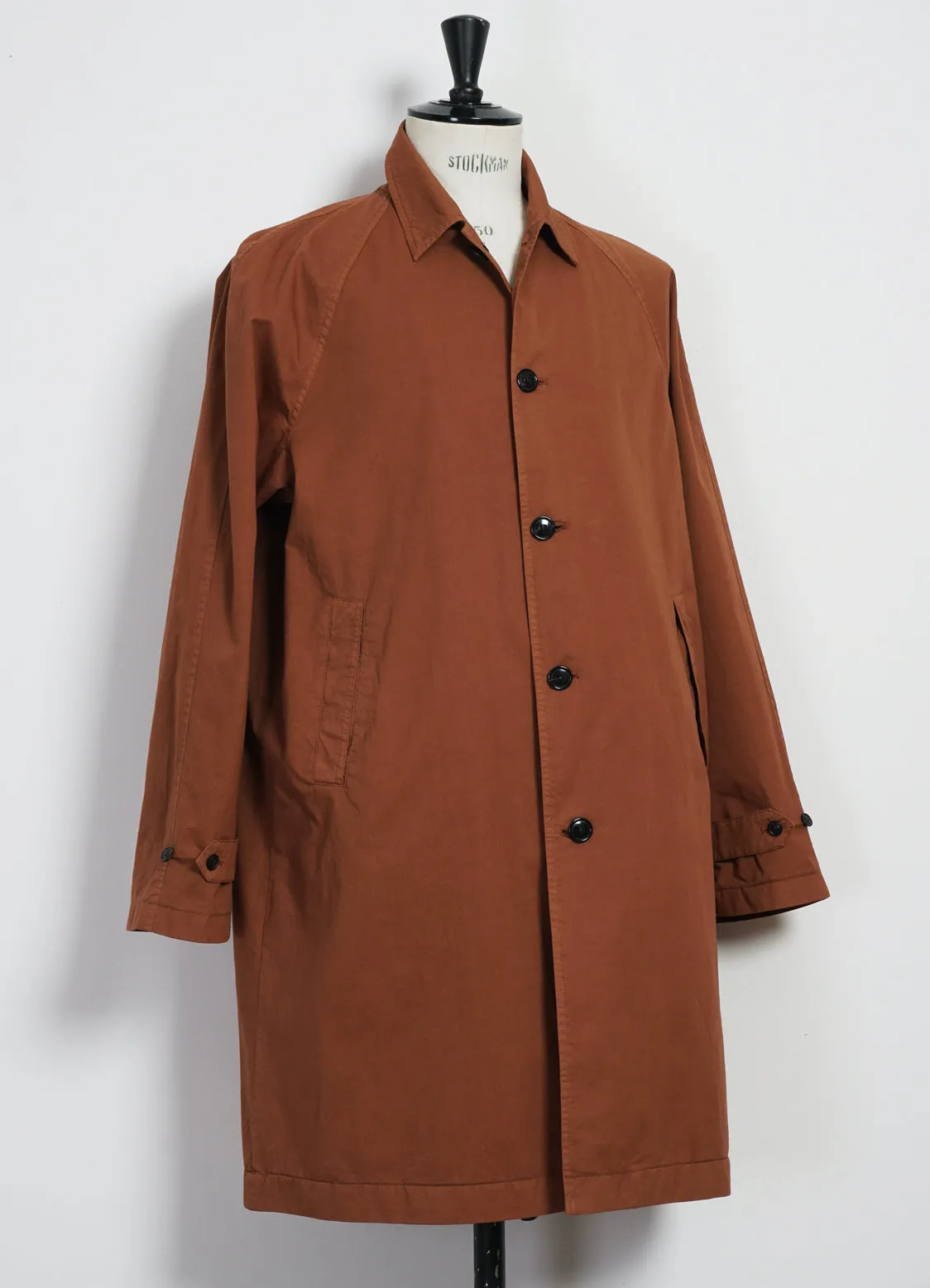 MORITZ | Long Windbreaker Coat | Copper