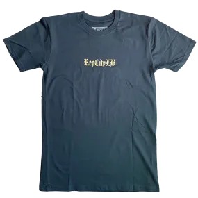 Navy Blue Old English T-Shirt