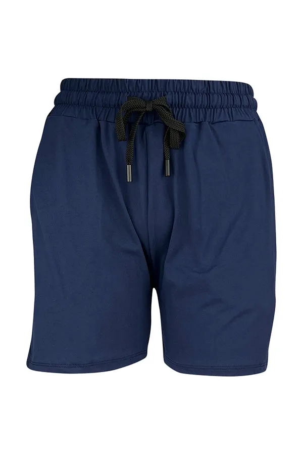 Navy Magic Jogger Shorts