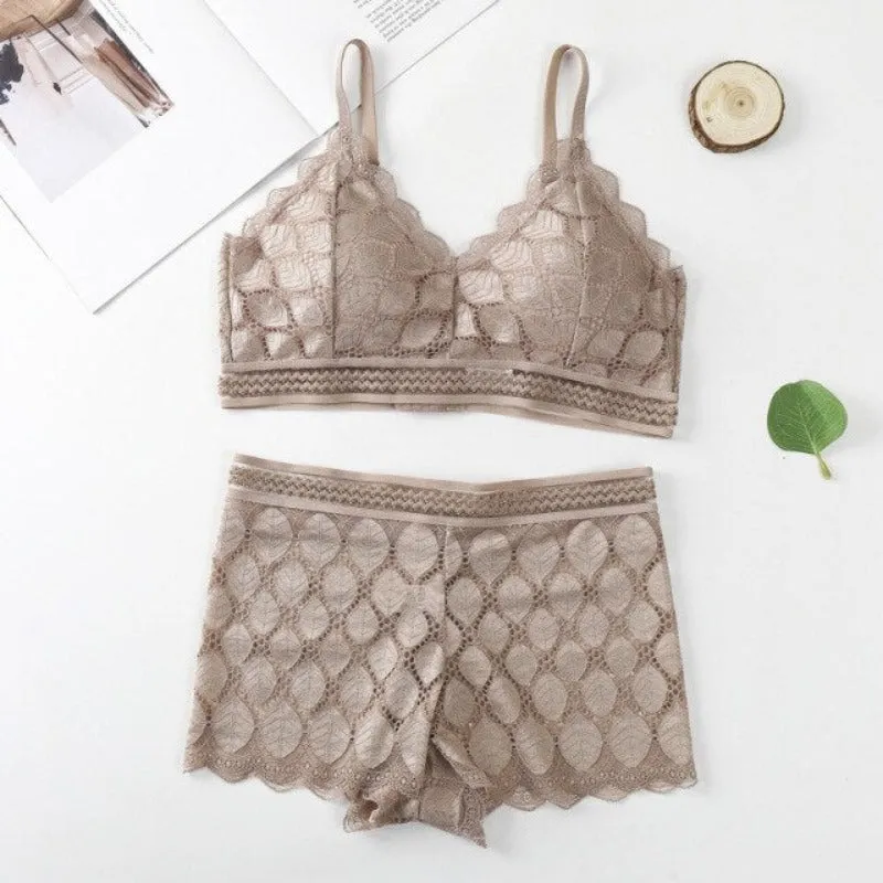 New Leafy Bra panty Set