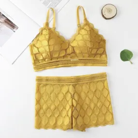 New Leafy Bra panty Set