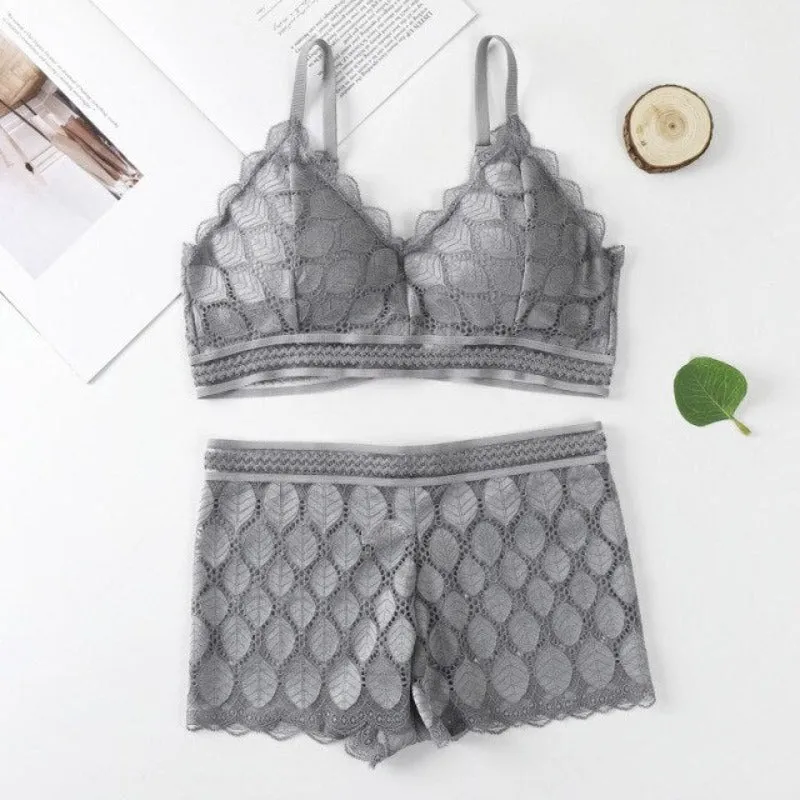 New Leafy Bra panty Set