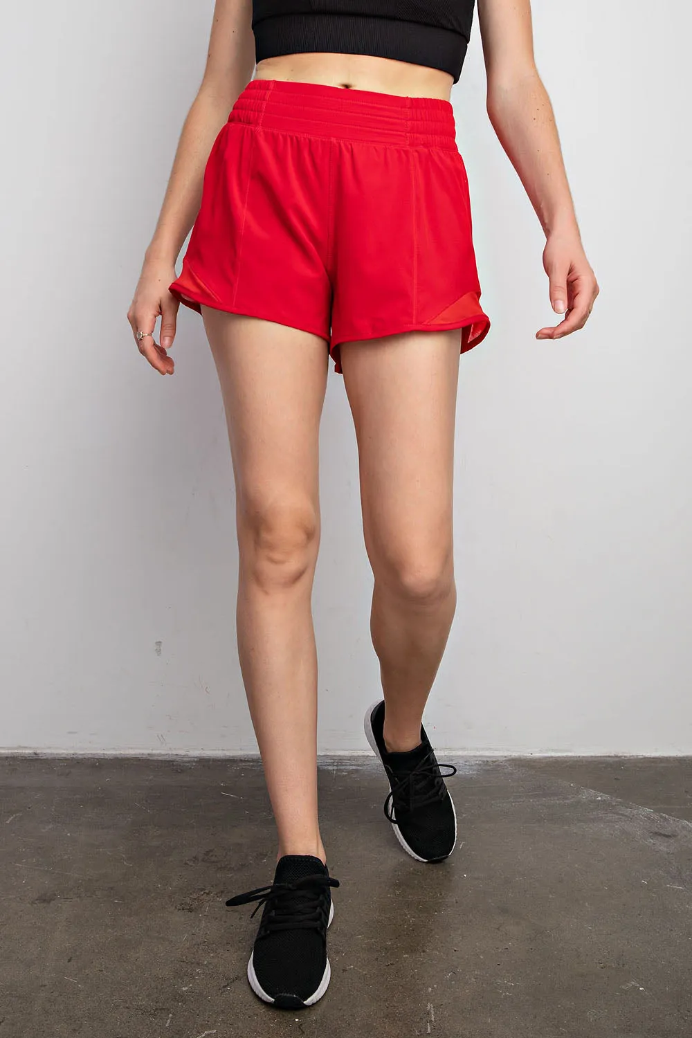 'Notice This' Shorts - Red