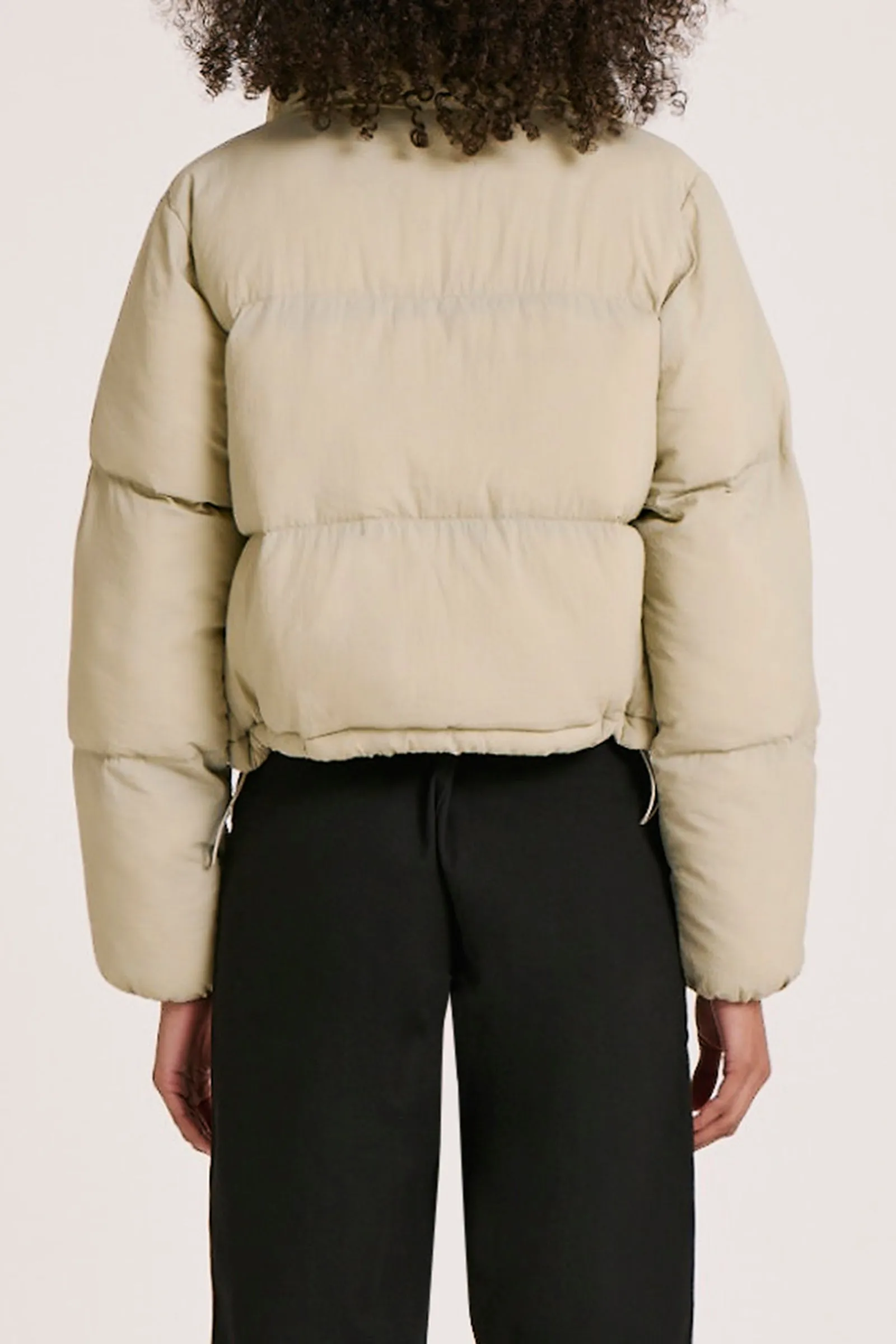 Nude lucy topher puffer jacket - cucumber