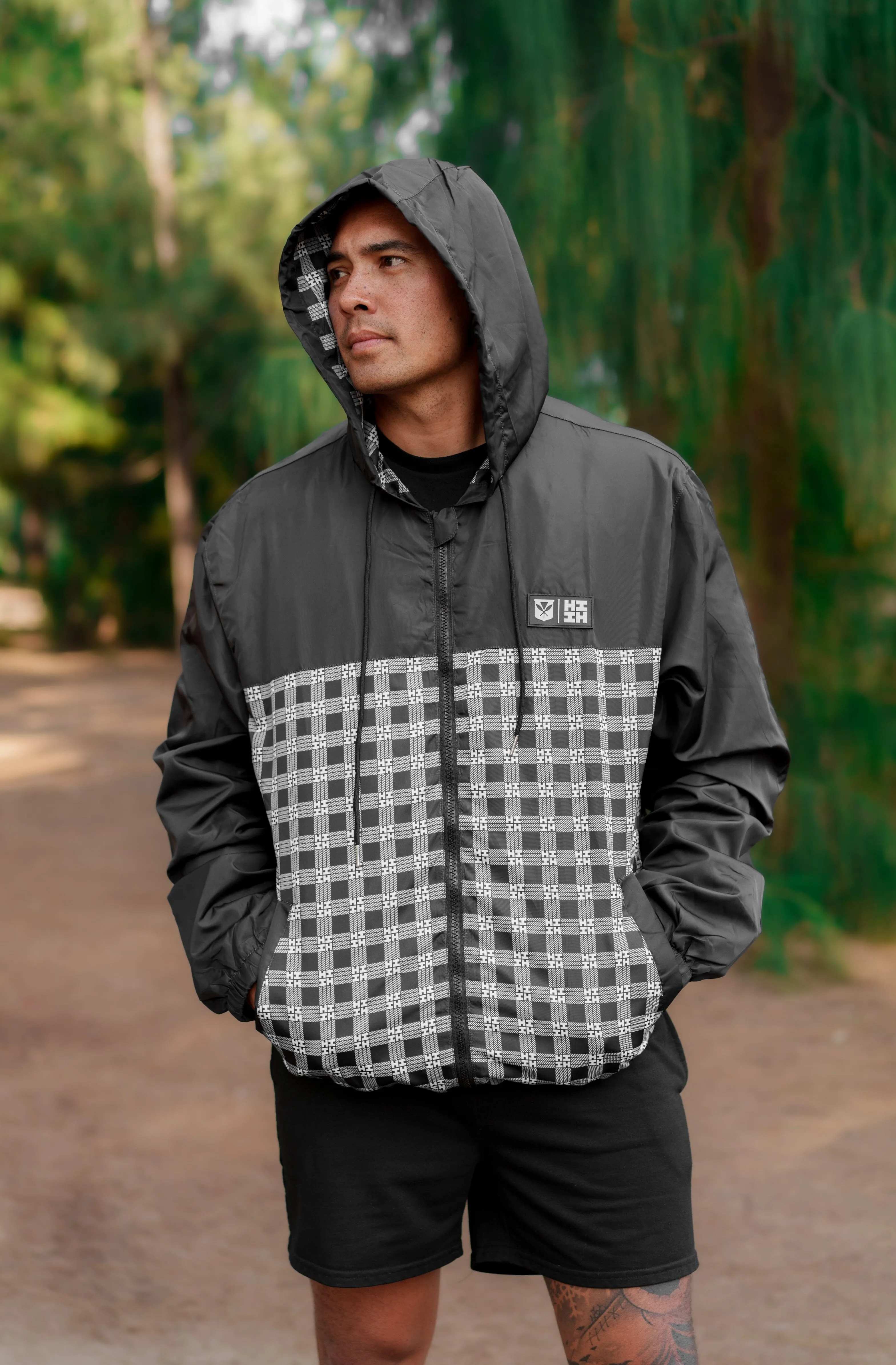 PALAKA BLACK WINDBREAKER