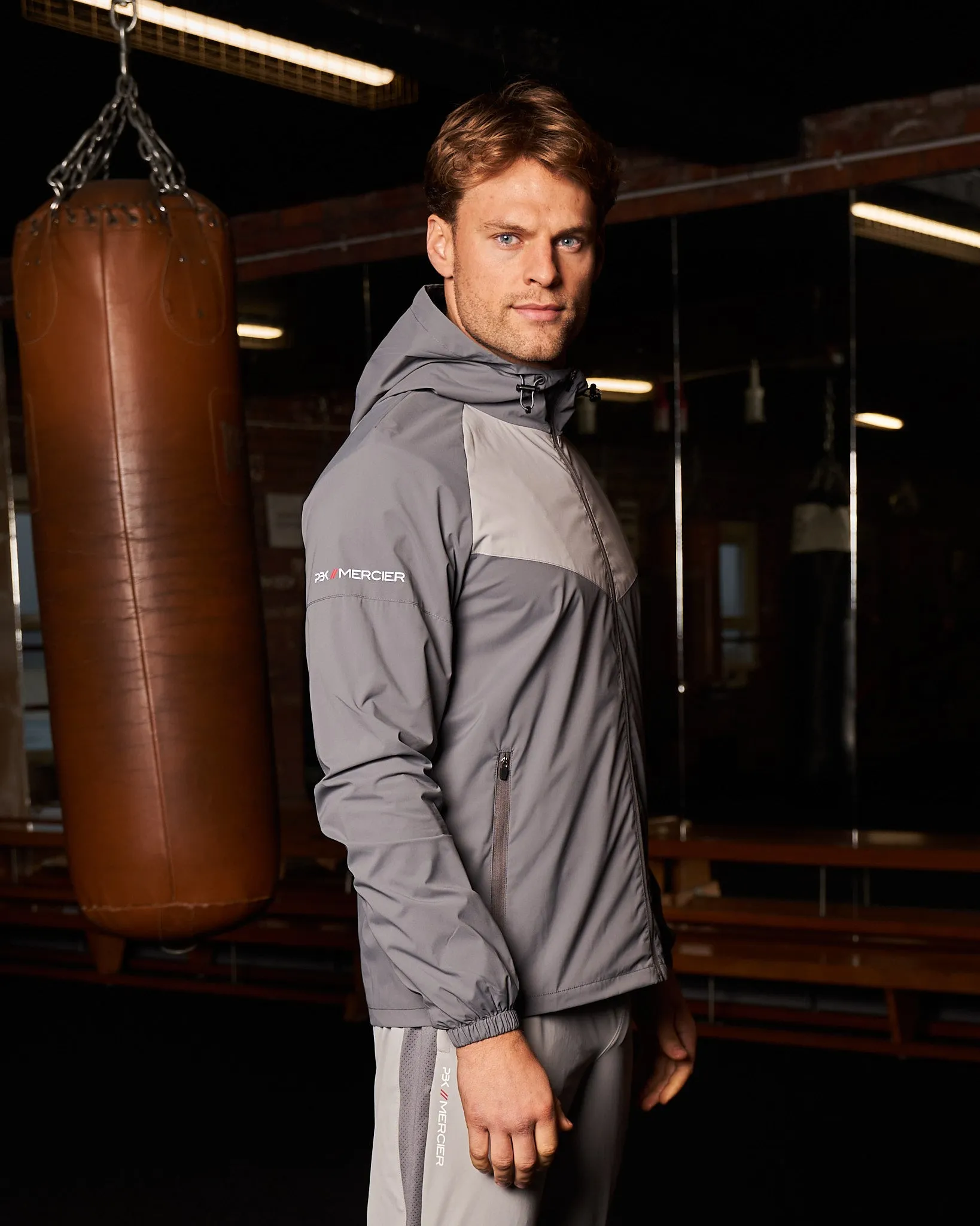 PBK//Mercier Performance Windbreaker Grey