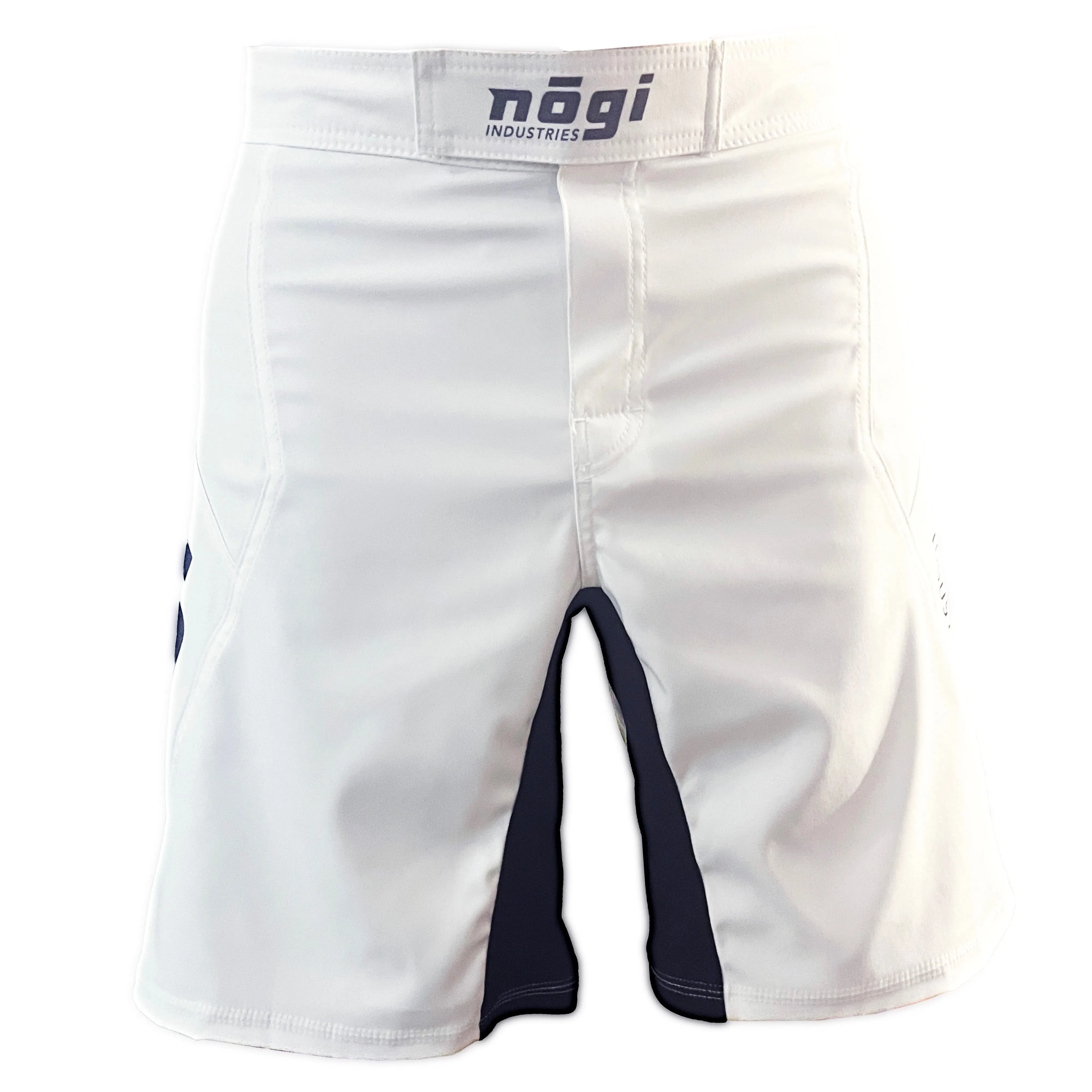 Phantom 4.0 Fight Shorts - Arctic White & Gray - MADE IN USA