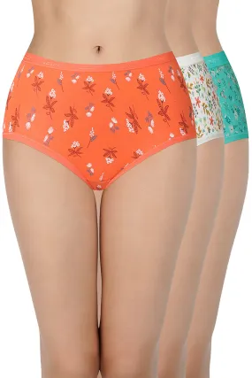 Printed Full Brief Panty (Pack of 3) - C514