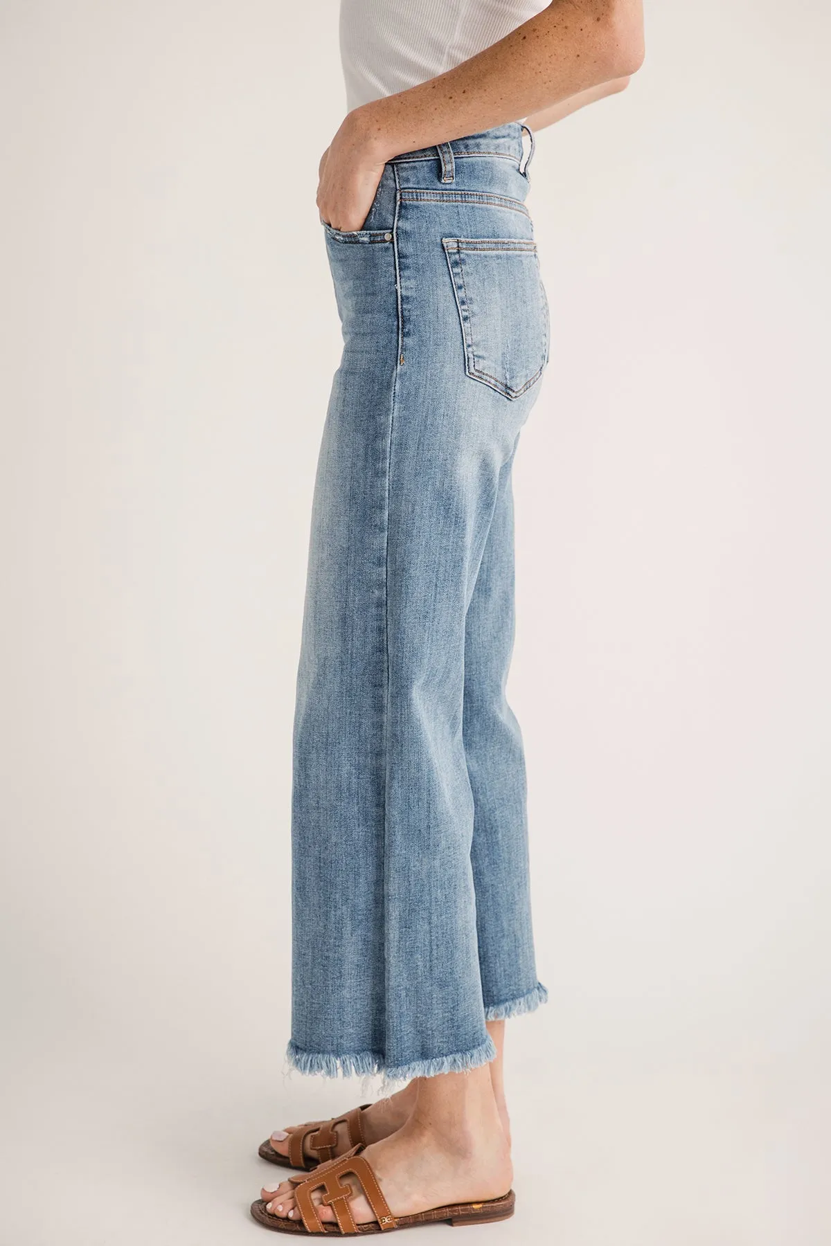 Risen Lighter Days Cropped Jeans