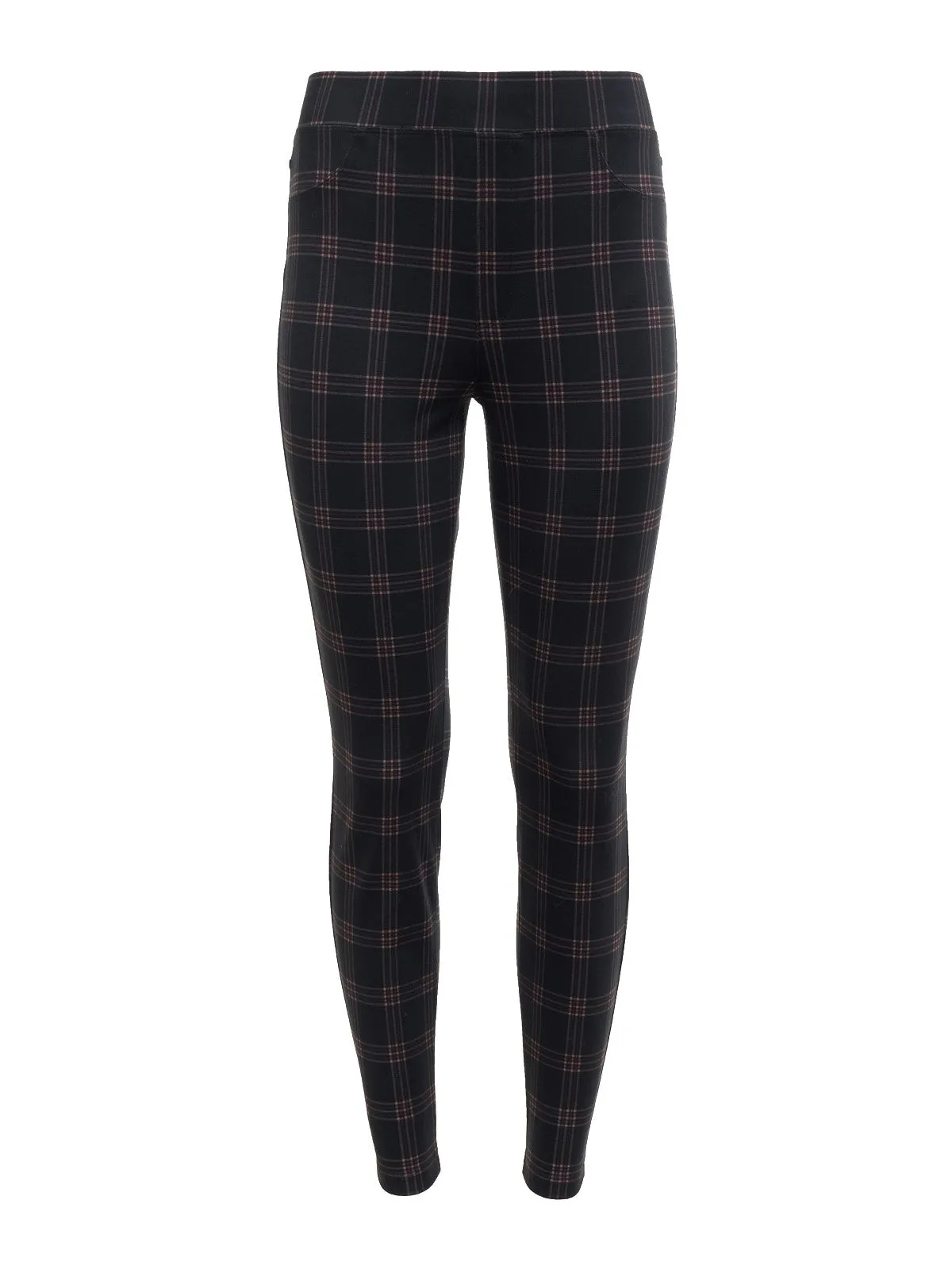 Runway Semi High Rise Legging Garnet Plaid