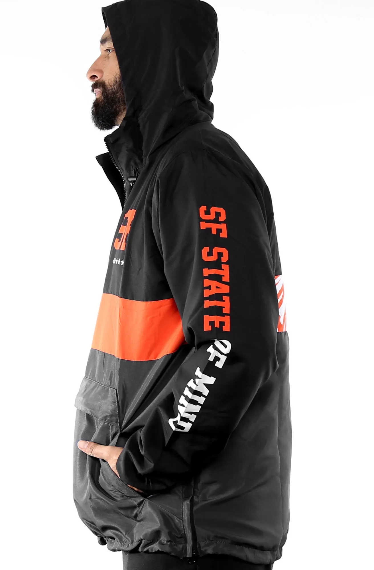 SAVS X Adapt :: State of Mind (Men's Black/Slate Anorak Jacket)