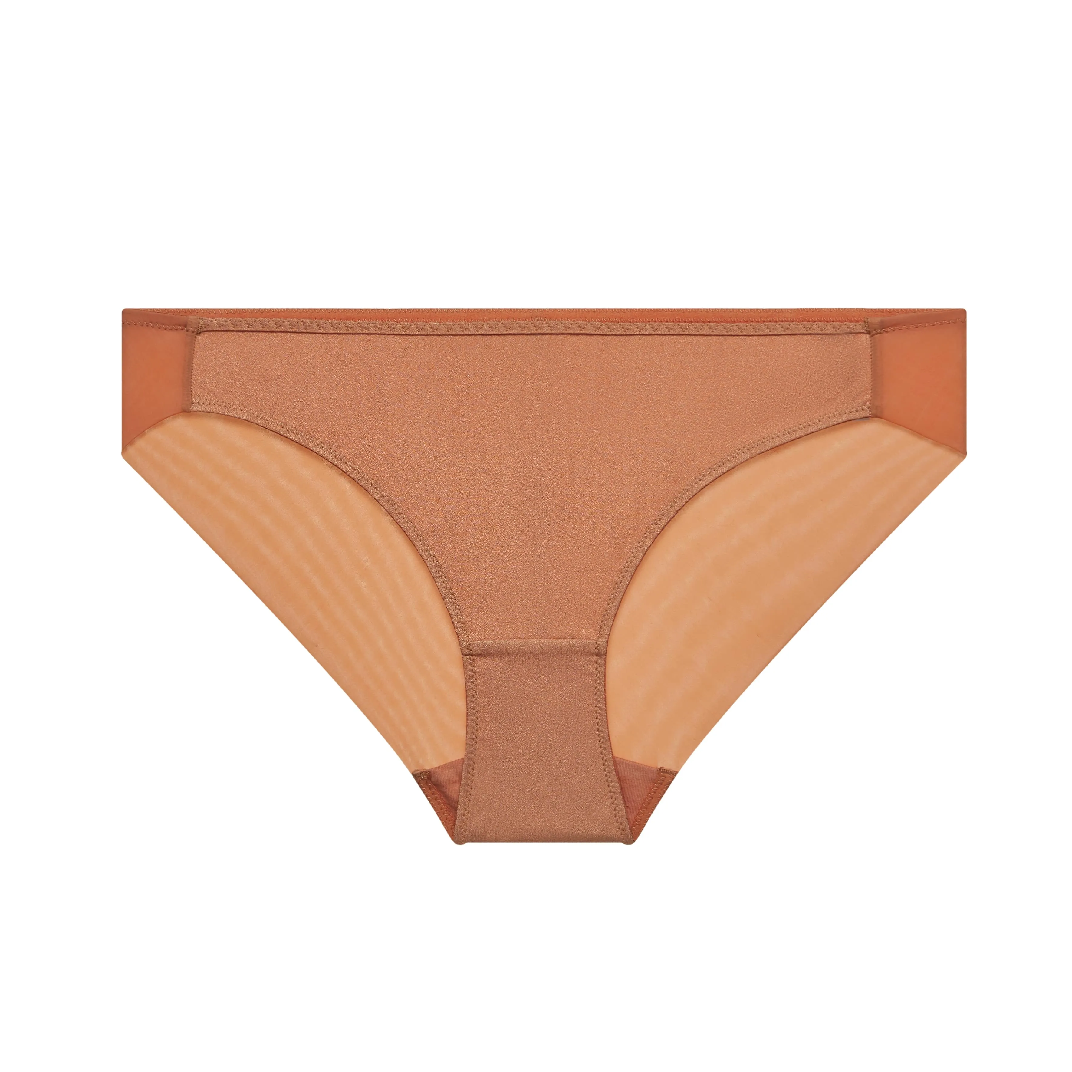 Self Silk Satin Mid Waist Brief