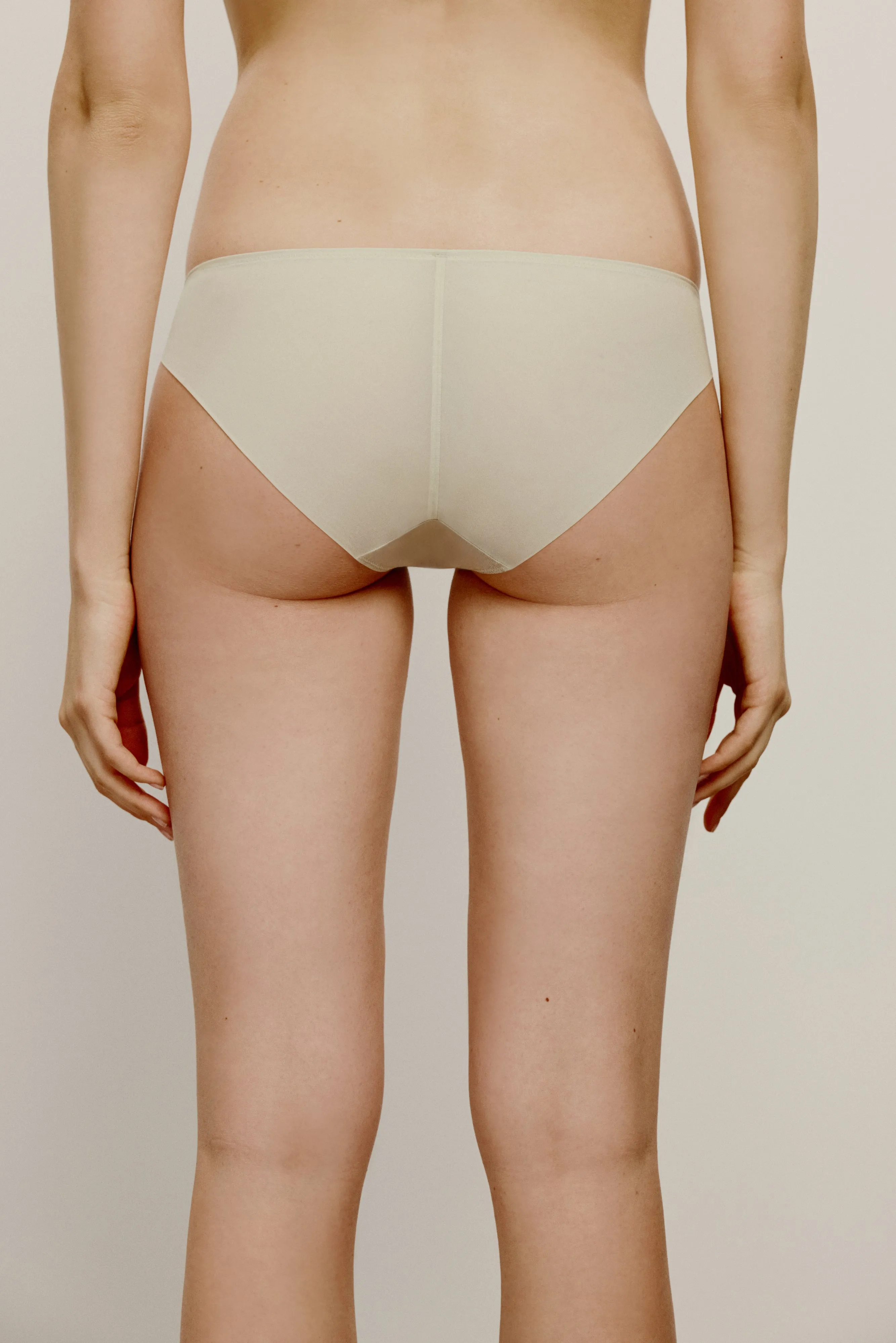 Self Silk Satin Mid Waist Brief