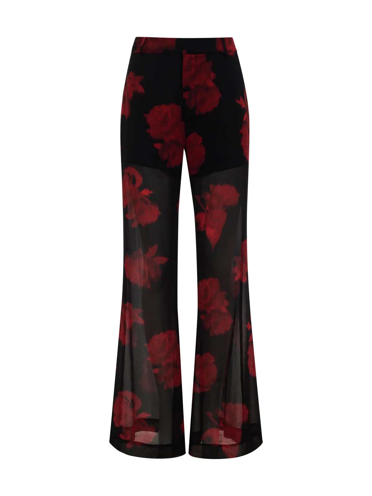 Sheer Nights Standard Rise Pant Moody Rose